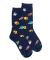Children's universe patterned cotton socks - Royal Blue