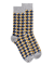 Men's Egyptian cotton geometric patterned socks - Grey Stone