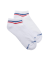 Men's cotton terry sports short socks - White