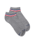 Men's cotton terry sports short socks - Grey Stone