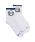 Men's sporty cotton terry DD 1819 short socks - White