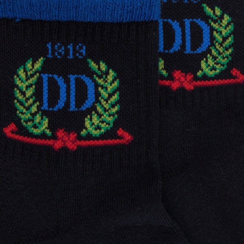 Women's sporty cotton terry DD 1819 short socks - Dark blue | Doré Doré