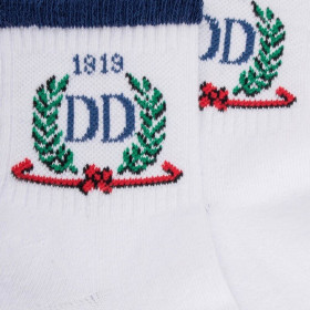 Children's sporty cotton terry DD 1819 short socks - White | Doré Doré