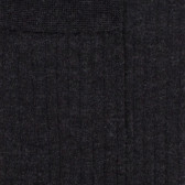 Men's luxury cashmere and silk ribbed socks - Grey | Doré Doré