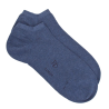 Men's ankle socks in Egyptian cotton - Blue
