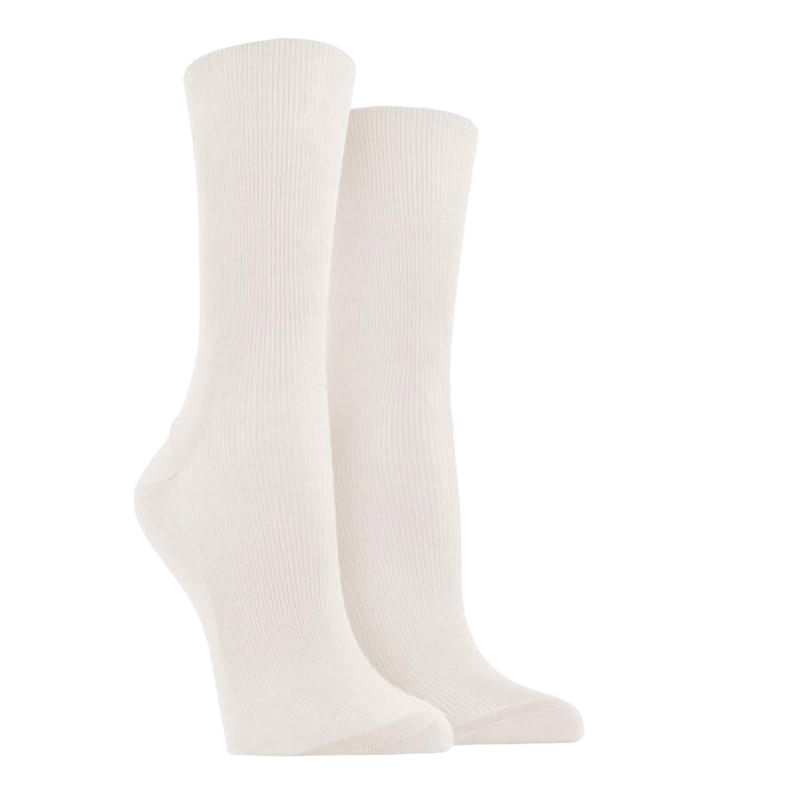 Women's comfort elastic-free edges socks - Ecru | Doré Doré