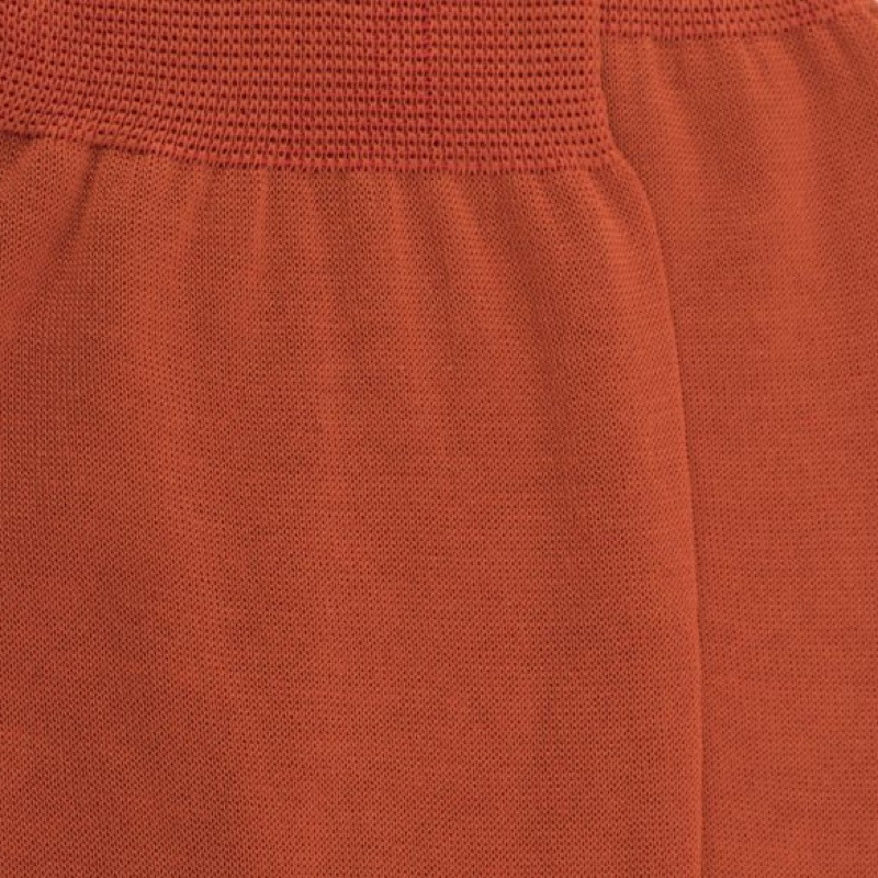 Luxury socks in fine mercerised cotton - Red | Doré Doré