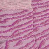 Women socks in cotton and shiny lurex effect - Turquoise | Doré Doré
