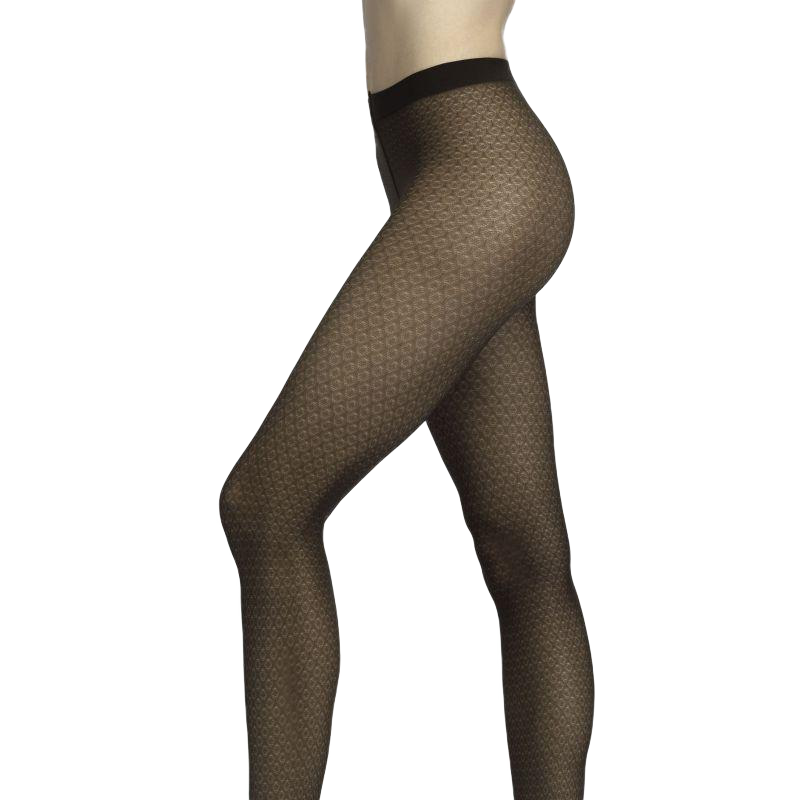 Women's textured tights – Brown | Doré Doré