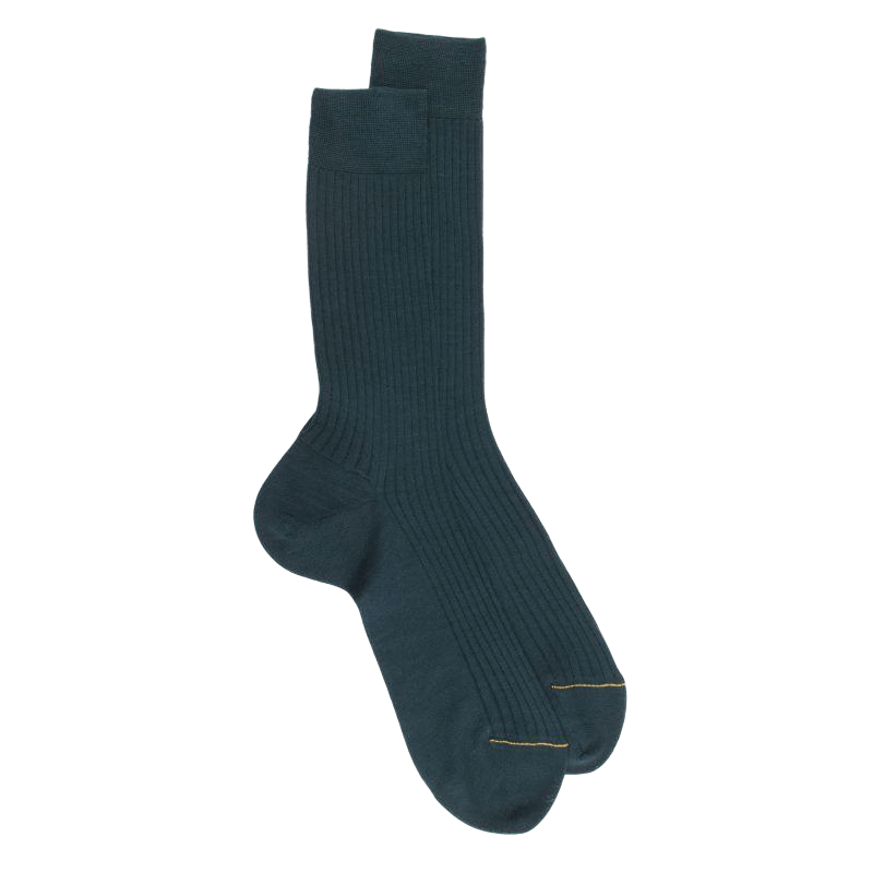 Luxury socks in merinos wool - Dark green | Doré Doré