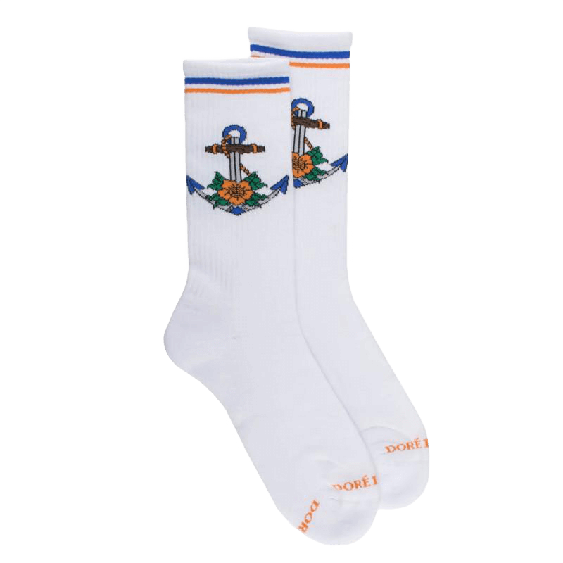 Men's loop socks - Anchor design | Doré Doré