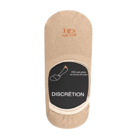 7-pack beige cotton footlets | Doré Doré