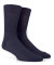 7 pack Men's 100% mercerised cotton lisle ribbed socks - Dark blue