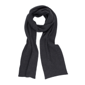Merino wool, silk and cashmere scarf - Grey | Doré Doré