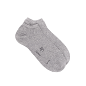 Men's egyptian cotton sneaker socks - Grey | Doré Doré