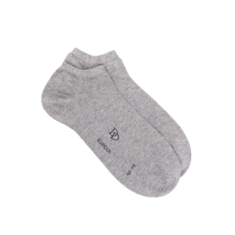 Men's egyptian cotton sneaker socks - Grey | Doré Doré