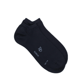 Men's egyptian cotton sneaker socks - Navy blue | Doré Doré