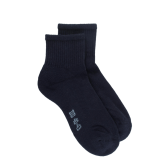 Men's sport sneaker socks with terry sole  - Dark blue | Doré Doré