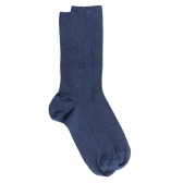 Men's comfort cotton socks with elastic-free edges - Blue | Doré Doré
