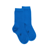 Children's egyptian cotton socks - Cosmos blue | Doré Doré