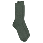 Thick ribbed merino wool socks - Thuja Green | Doré Doré