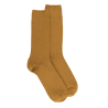 Thick ribbed merino wool socks - Safran