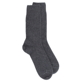 Men's wool and cashmere socks - Dark grey | Doré Doré