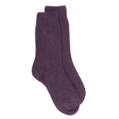 Women's wool and cashmere socks - Purple | Doré Doré