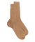 Men's merino wool ribbed socks - Sand