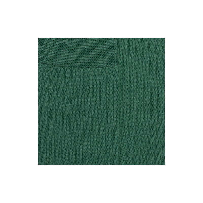 Men's merino wool ribbed socks - Green | Doré Doré