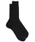 Men's merino wool ribbed socks - Black
