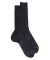 Men's luxury fine merino wool ribbed socks - Grey