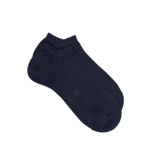 Men's Egyptian cotton sneaker socks - Navy blue | Doré Doré