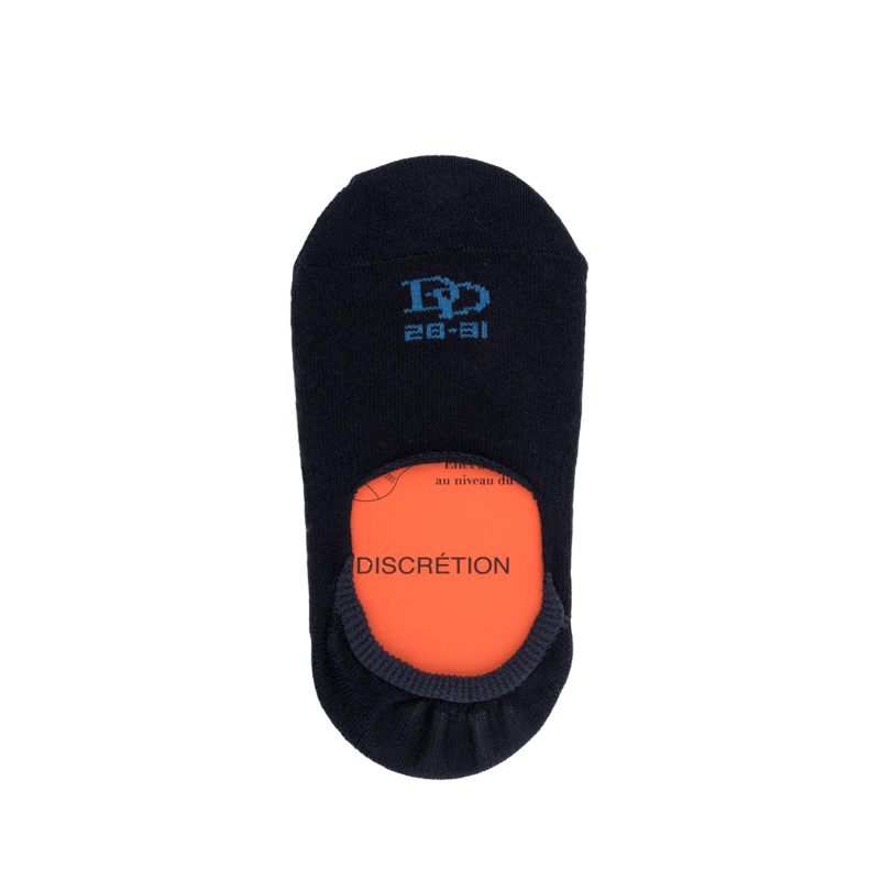 Children's invisible socks with non slip effect - Blue | Doré Doré