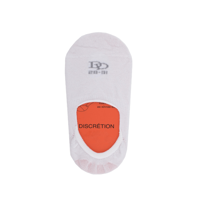 Children's invisible socks with non slip effect - White | Doré Doré