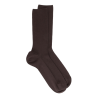 Wool socks with elastic-free edges - Brown